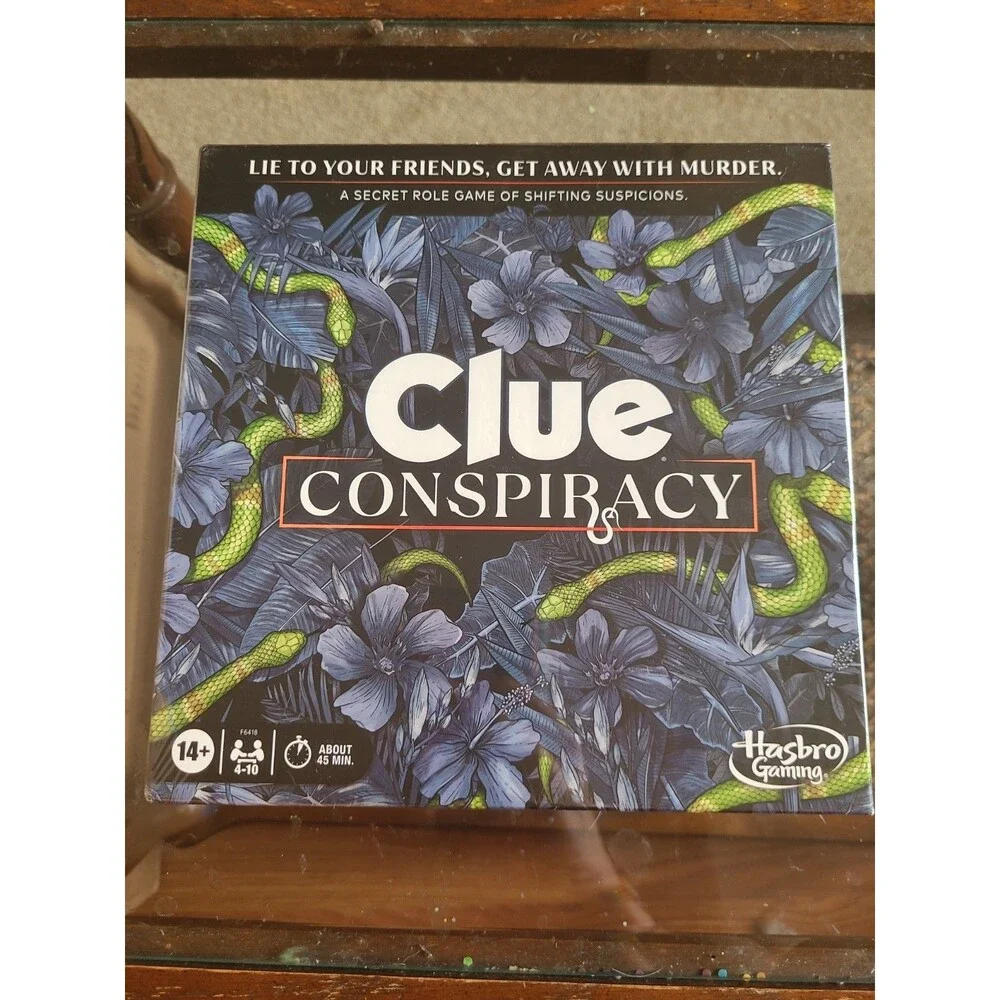 Hasbro Gaming Clue Conspiracy Board Game 4 Players 14+, Brand New, Sealed